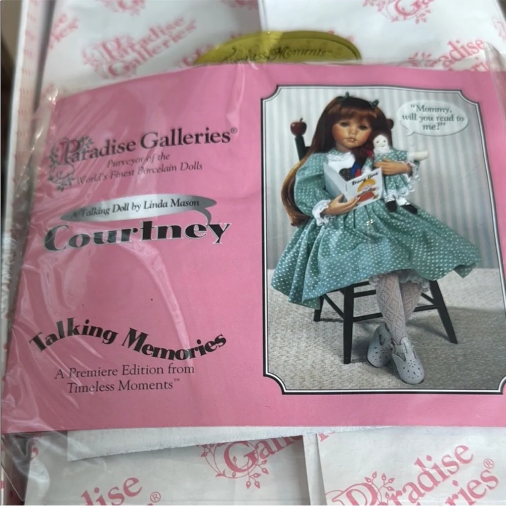 Timeless Moments Paradise Galleries Premiere Edition Porcelain‎ Doll vintage